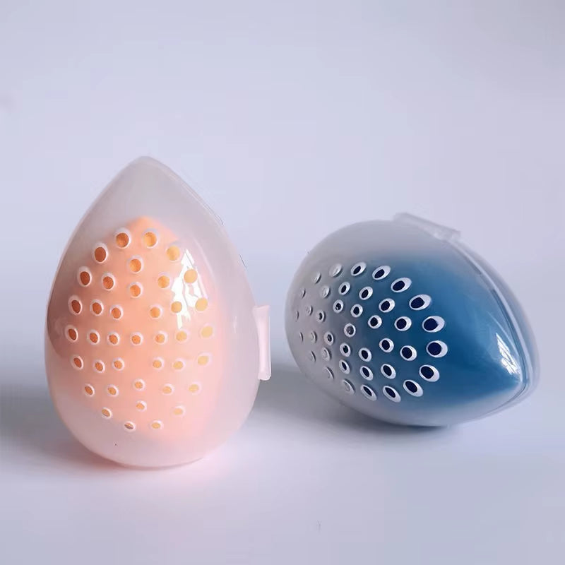 Makeup Sponge Case Beauty Blender Holder Puff Case Make up Accessories Cosmetics Holder Empty Cosmetic Transparent Puffs Box