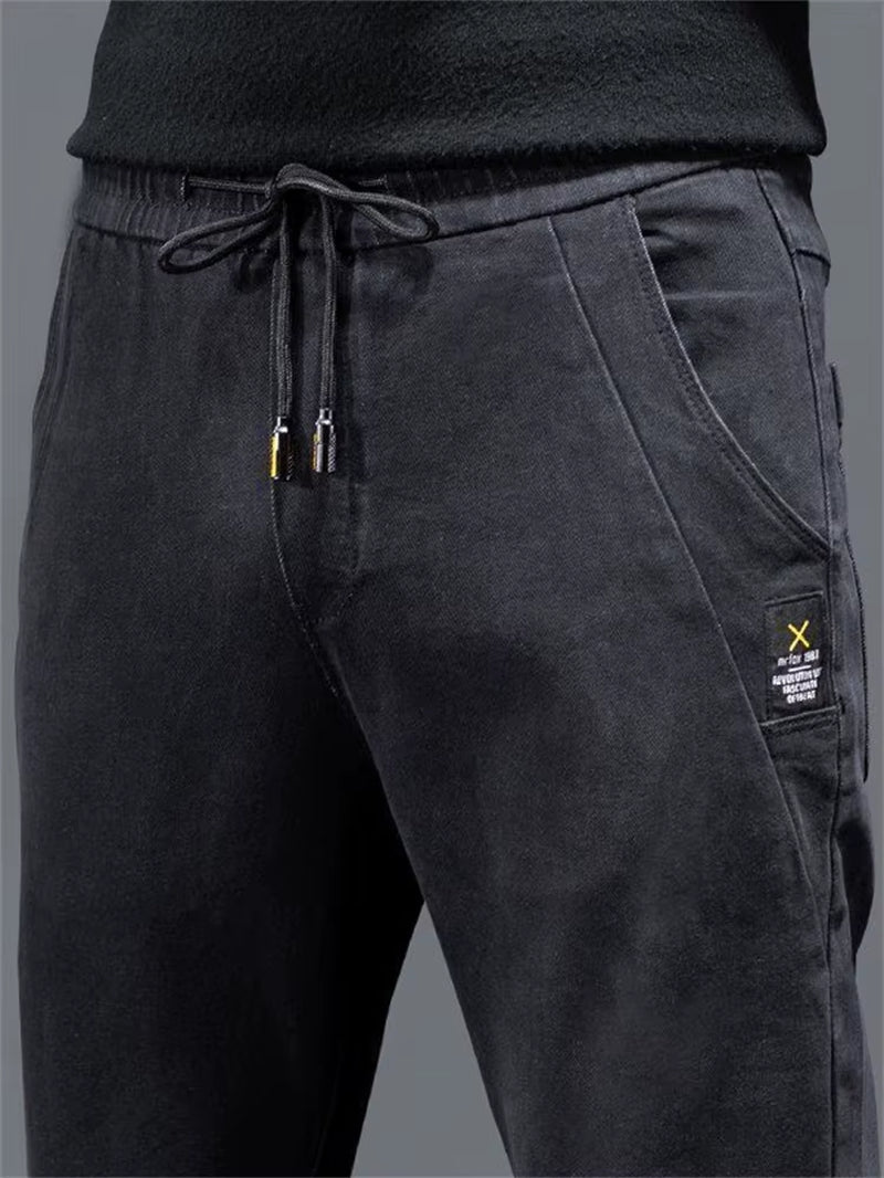 New Man Pants Hip Hop Harem Jeans Men Trousers Loose Joggers Denim Casual Sweatpants Korea Trousers Streetwear Men Clothing