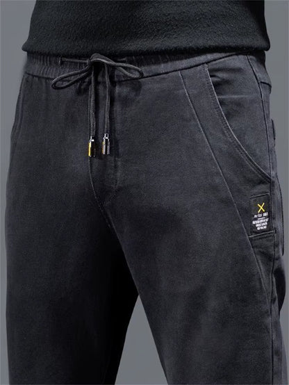 New Man Pants Hip Hop Harem Jeans Men Trousers Loose Joggers Denim Casual Sweatpants Korea Trousers Streetwear Men Clothing