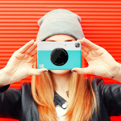Genuine  PRINTOMATIC Instant Camera Digital Instant Printing Camera ZINK Inkless Printing Color Photo Paper +40 Films Set