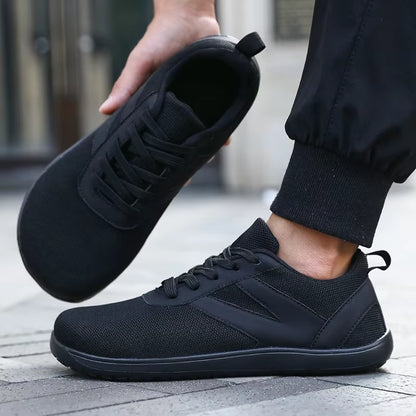 Mesh Barefoot Shoes Men'S Wide Toe Minimalist Sneakers Lightweight Breathable Casual Shoes Designer Running Shoe Casual Sneakers