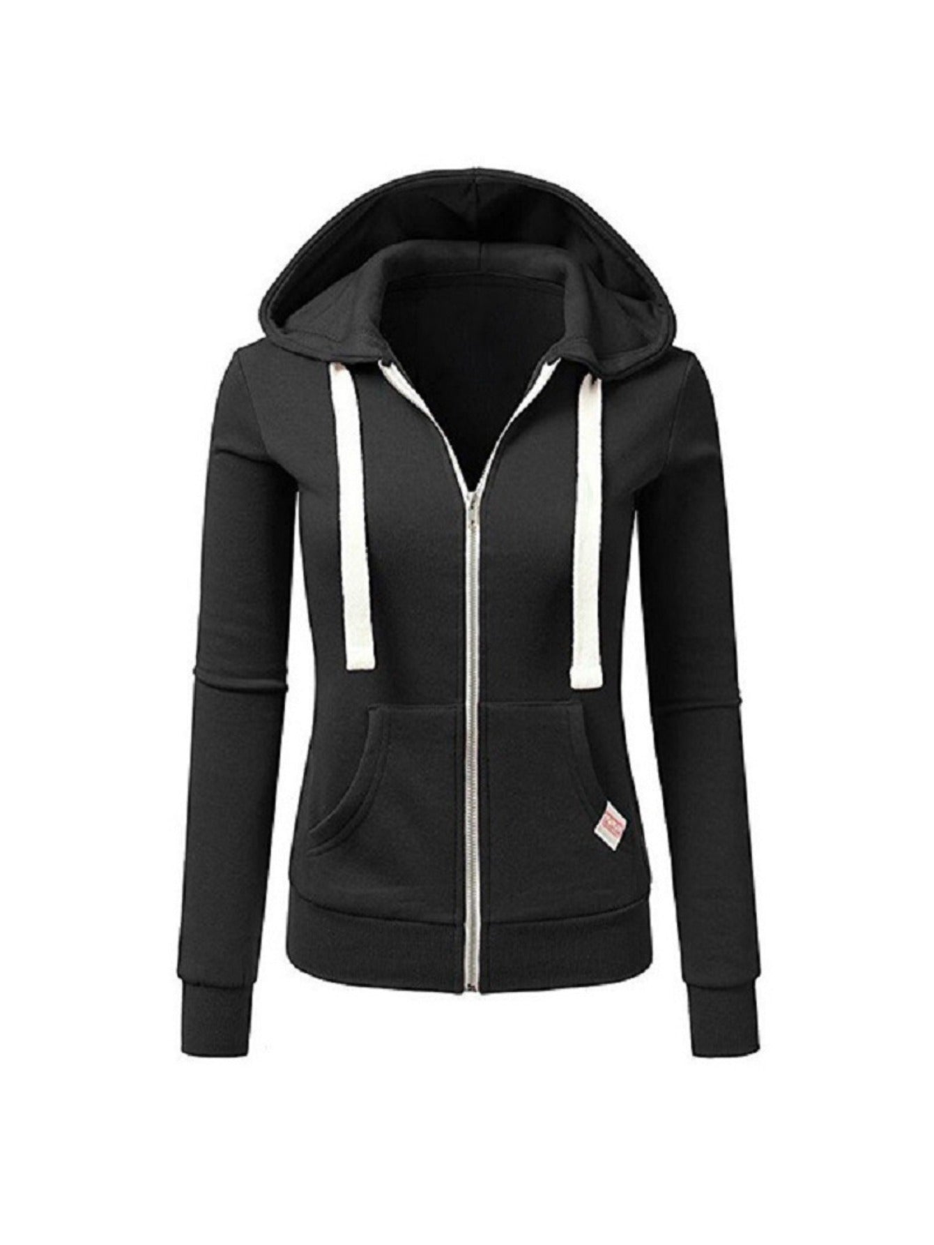 Women'S 2025 New Waist-Cinching Zipper Hooded Sweatshirt - Slim Fit Full-Zip Cycling Sport Style Cardigan, Full-Length Zipper Front, Warm Winter Pullover for Gym, Casual & Outdoor Activities, Adjustable Waist, Solid Color Ath Beauty World Shop