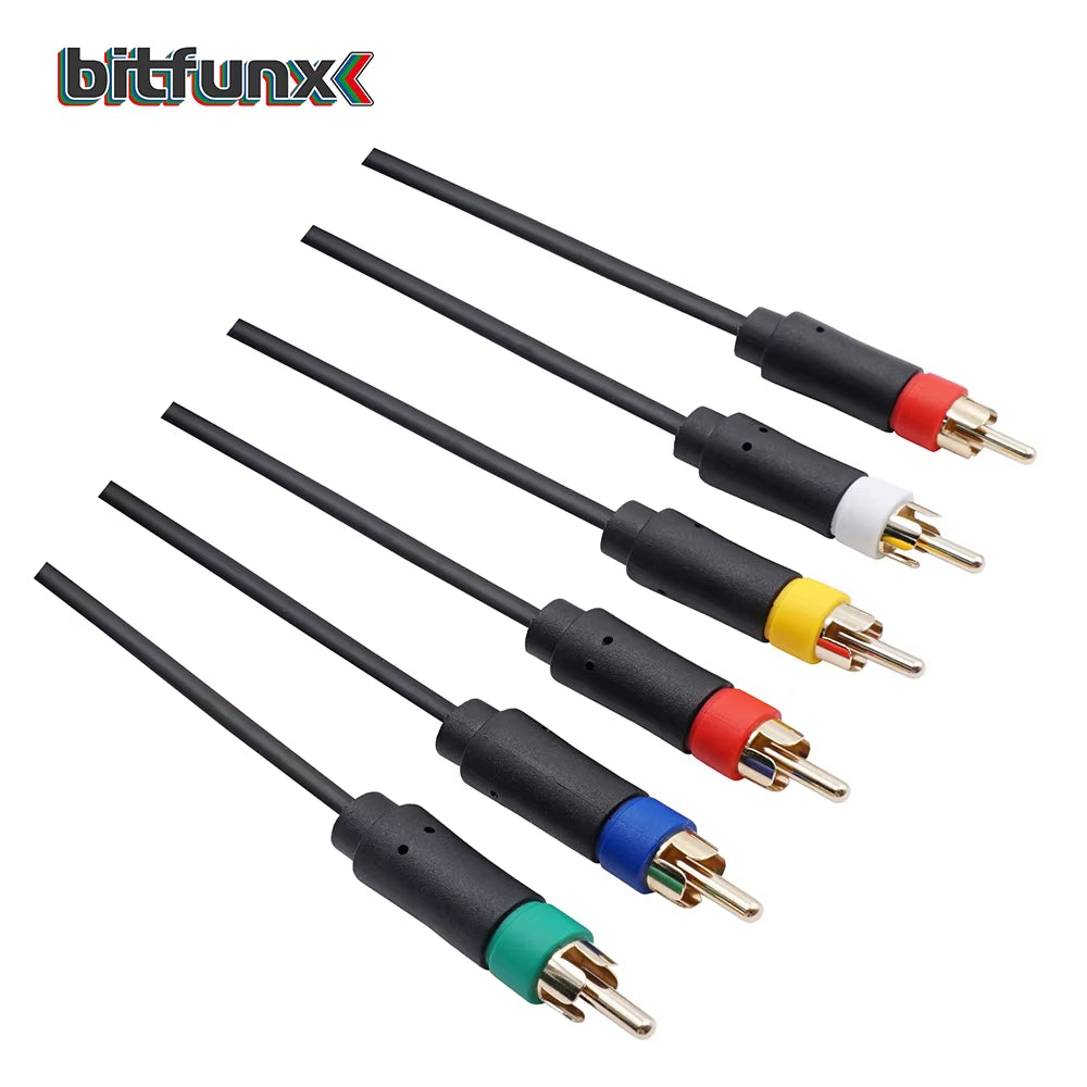 PS2/PS3 Component Cable 1.8M Premium High Resolution Game Cable Accessories for Sony Playstation 2/3