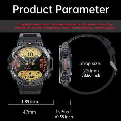 1.39-inch Large Screen SENBONO Sport Smart Watch for Men and Women, Wireless Call, 400mAh Battery Long Standby, Pedometer, Calorie Tracker, Compatible with Android and iPhone Phones Beauty World Shop