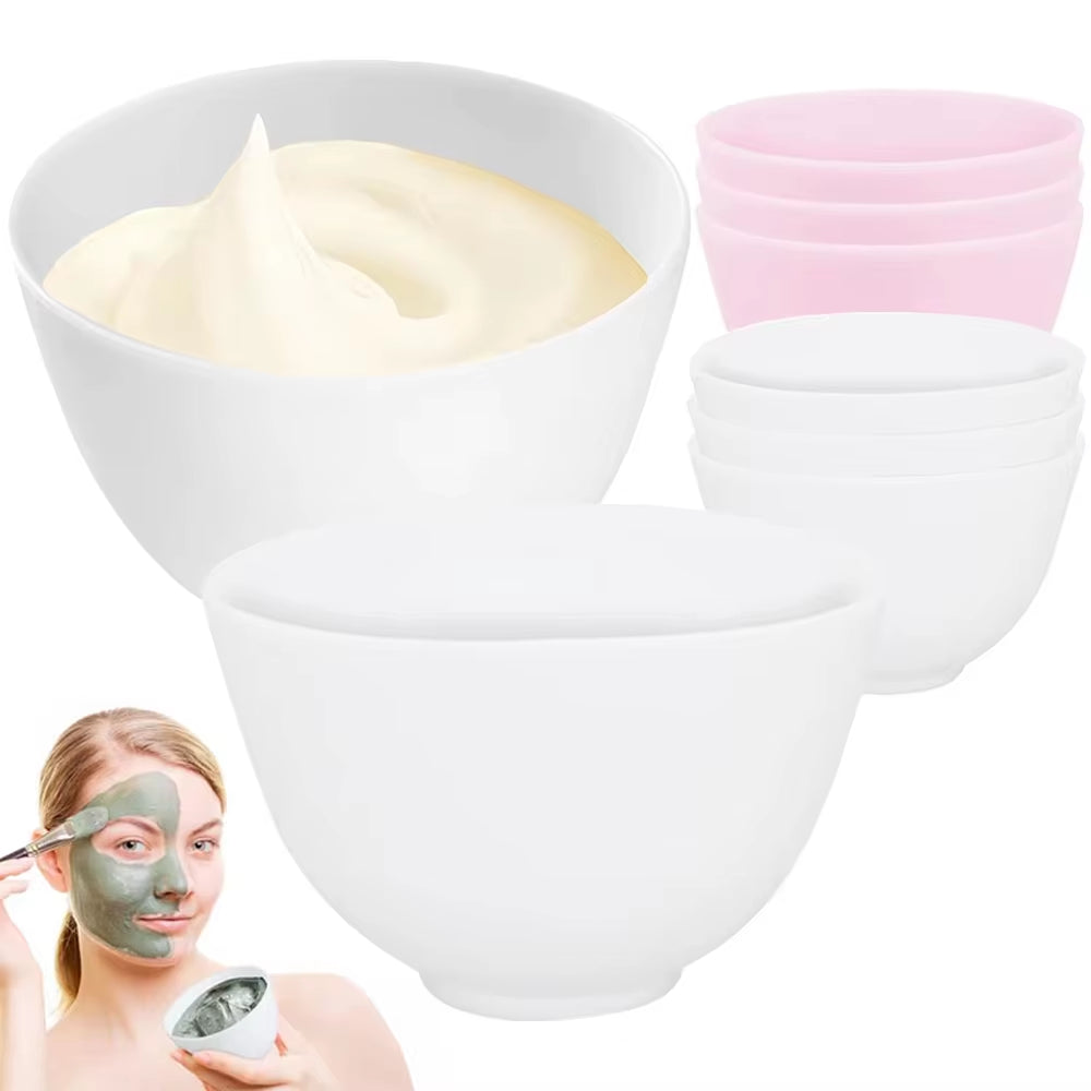 15PCS Face Skin Care Set Beauty Tool Mask Mixing Bowl Silicone Facial Mask Brushes Compressed Facial Sponges Spray Beauty Tools