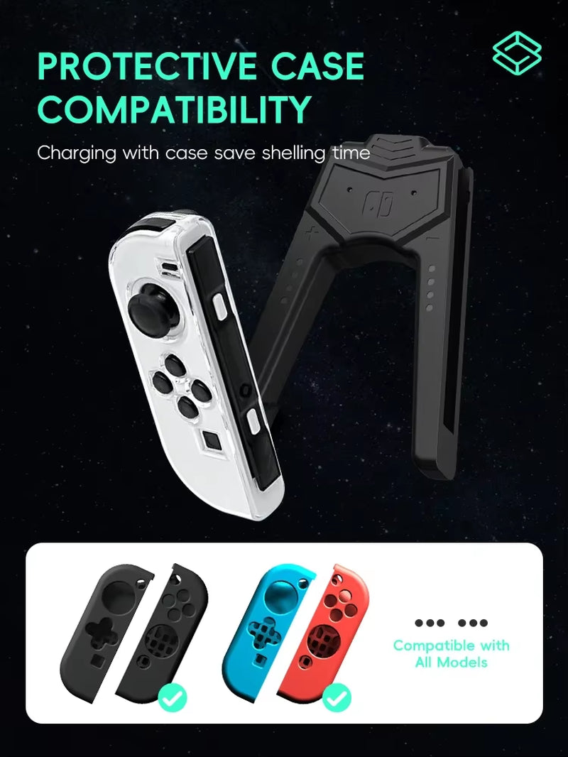 Switch Charging Grip for Joycon Handle Charging Bracket for Switch/Switch Lite/Switch OLED Accessories