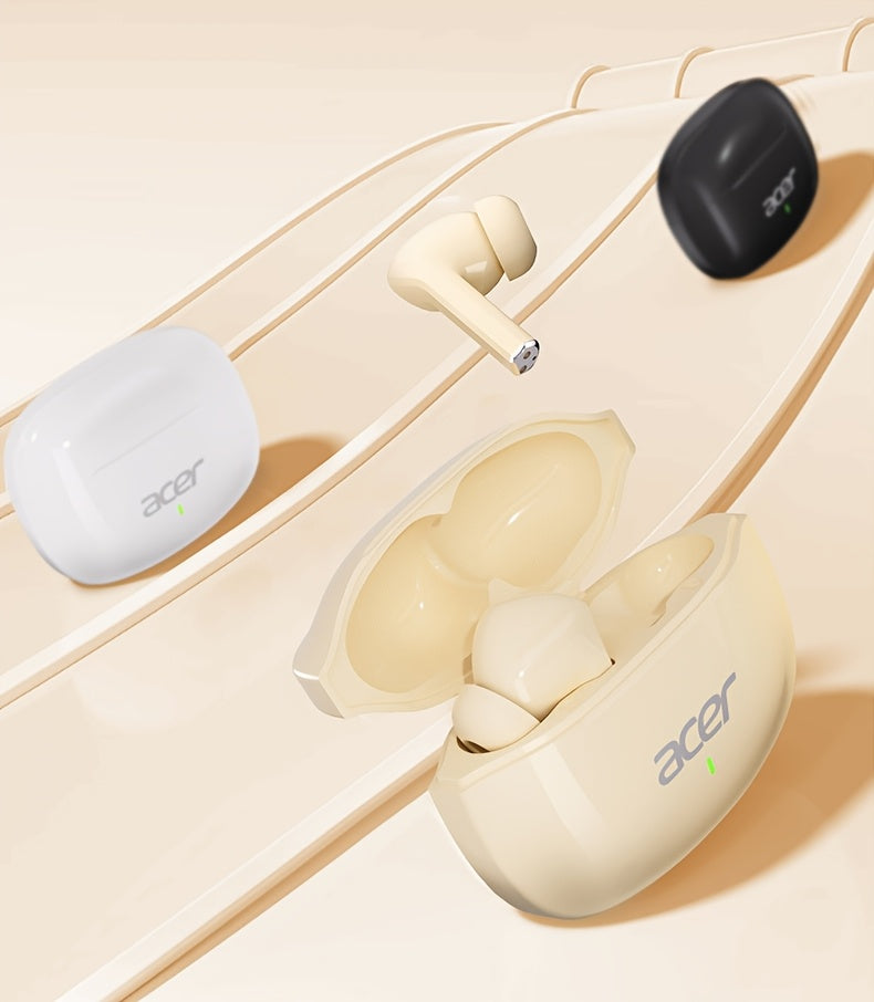 Acer OHR504 Mini Sport Wireless Earbuds - Wireless Stereo, In-Ear Noise-Canceling Headphones, Extended Battery Life, Universal Fit for Both Genders, Newest Version