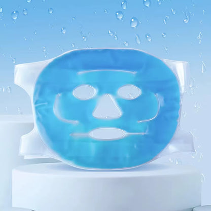 Face Cooling Mask Gel Eye Mask Ice Pack Cooling PVC Hot Cold Therapy Skin Care Tool Gel Face Mask Skin Firming Spa Sleep Mask