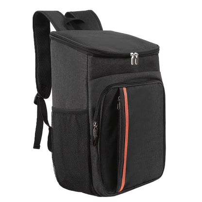 Double Shoulder Insulated Bag Large Capacity Durable Outdoor Picnic Camping Sports Backpack Oxford Cloth Insulated Cold Ice Bag