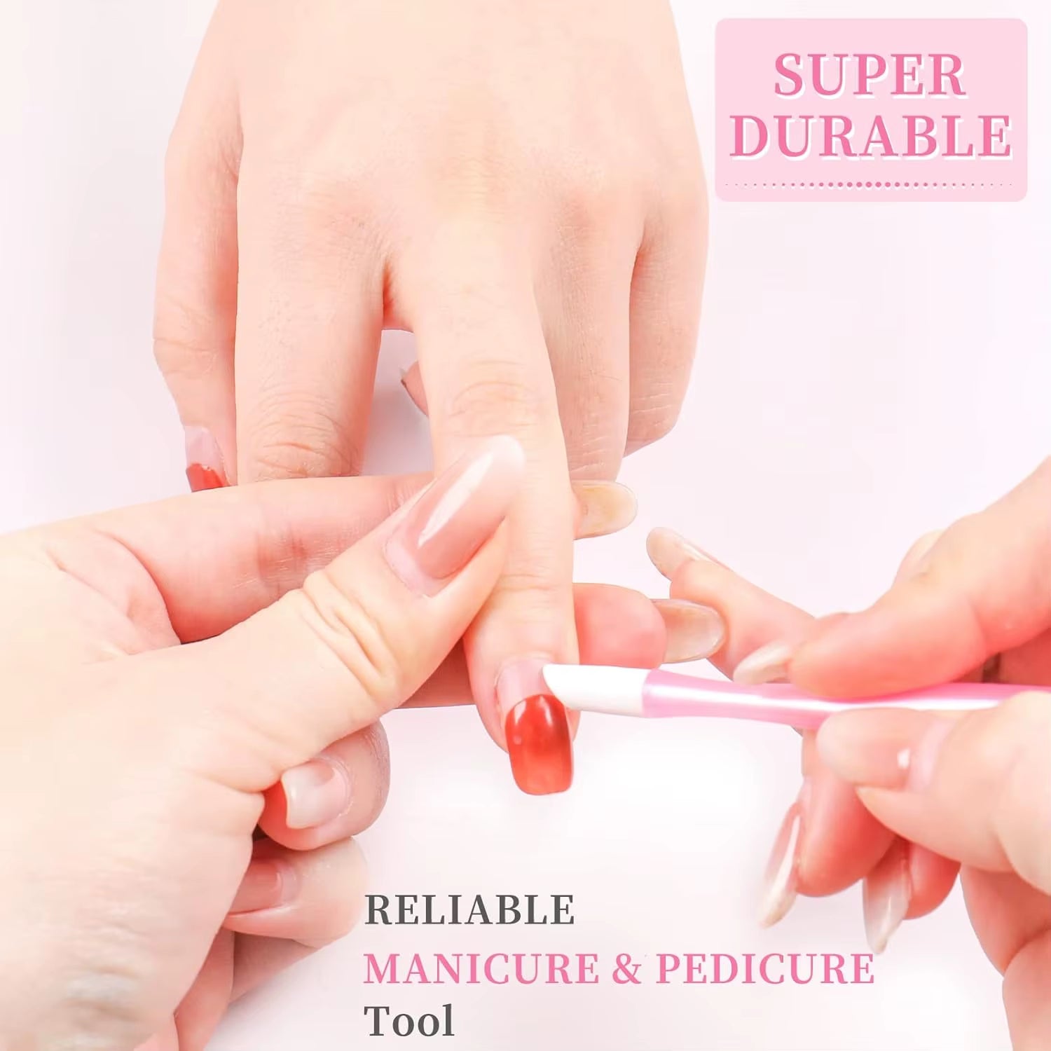 5Pcs/10Pcs Ways Manicure Nail Cuticle UV Gel Polish Pusher Remover Trimmer Stainless Steel Pedicure Dead Skin Cuticle Care Tools