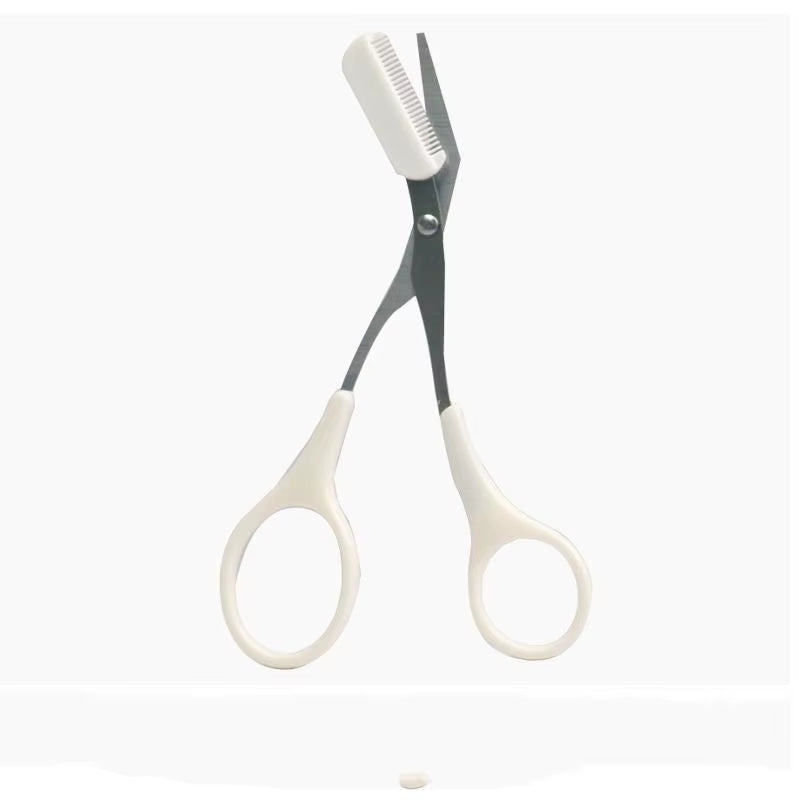 1/3PCS Eyebrow Trimmer Makeup Tools Stainless Steel Eyebrow Scissors with Comb Hair Removal Eyebrows Shaping Makeup Tools