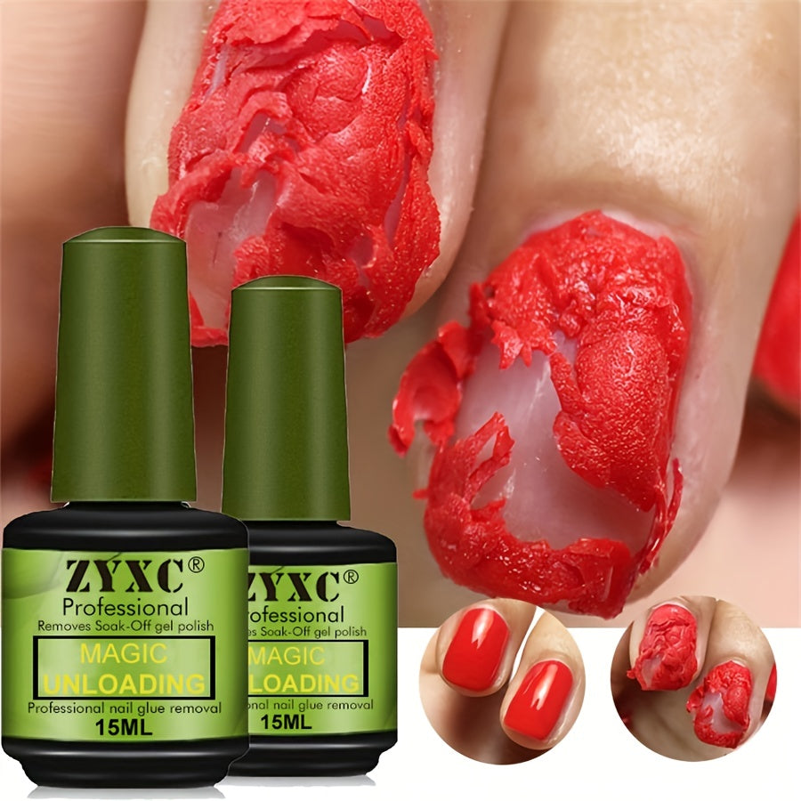 0.51oz Magic Soak-Off Quick Nail Glue Remover, Nail Polish Remover For Gel Nails Polish Beauty Fashion