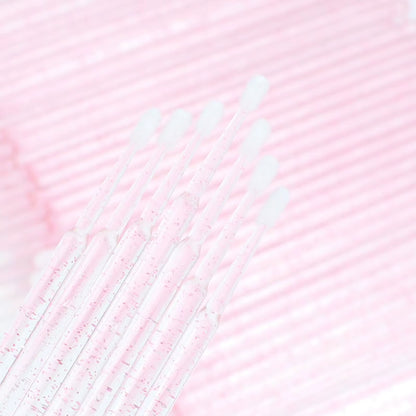 200Pcs Disposable Brushes Set Mascara Wands Lip Brushes Microbrush Applicator Swab for Eyelash Extension Eyebrow Makeup Tools