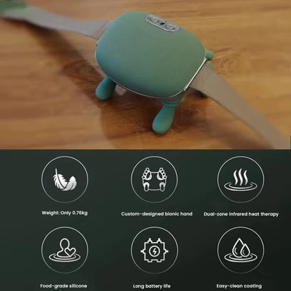 Neck Shoulder Massager Deep Tissue Shiatsu Back Cervical Massager 4D Kneading Massage Cordless Massage Machine Fatigue Relief