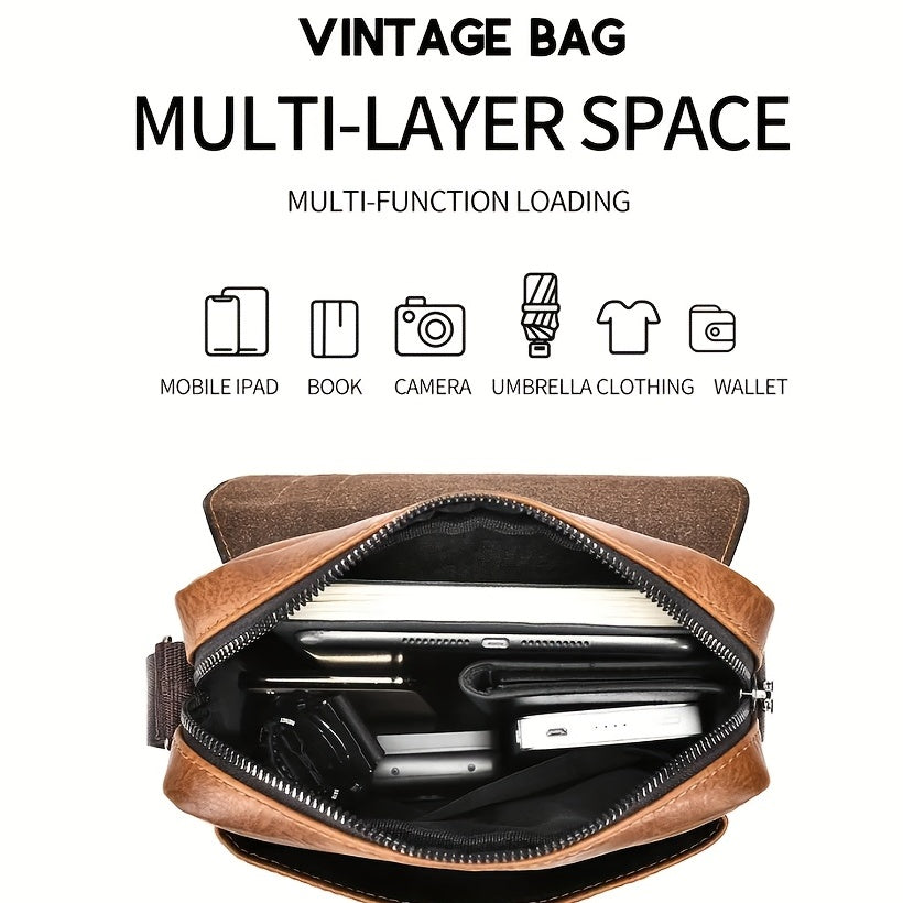 Spring & Summer Pu Leather Shoulder Messenger Bag, Casual Fashion Handbag Beauty Fashion