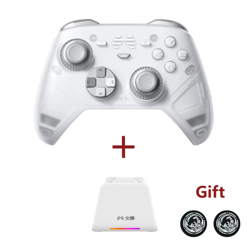 KP70 Haptic Vibration Wireless Bluetooth Game Controller Capacitive Joystick Gamepad for PC Steam Android Ios Switch1/2