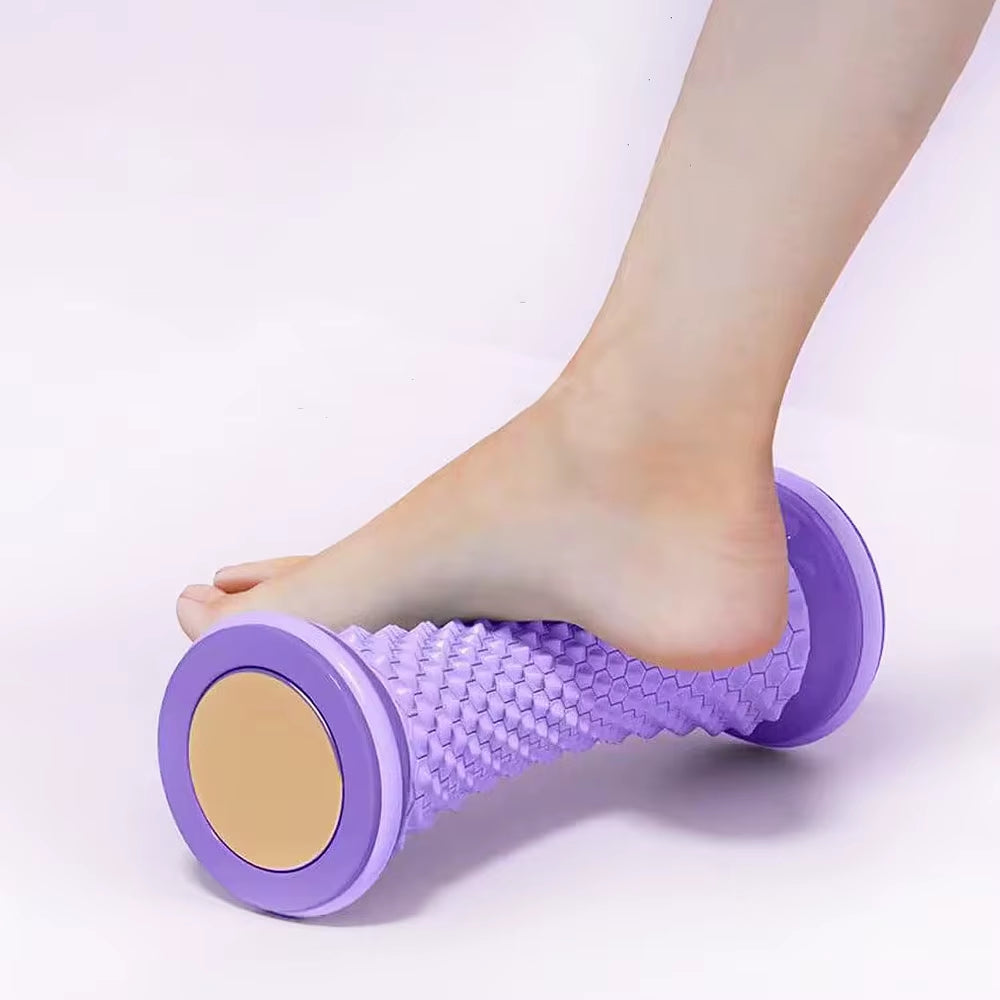 1Pc Portable Plastic Yoga Muscle Massage Roller Foot Training Device Multi-Functional Foot Roller for Muscle Network Drainage