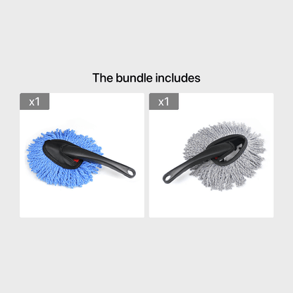 Car Dust Removal Small Duster Wipe Car Soft Brush Cleaning Brush Mini Bristle Brush Dust Removal Brush Nanofiber Car Interior Beauty Fashion