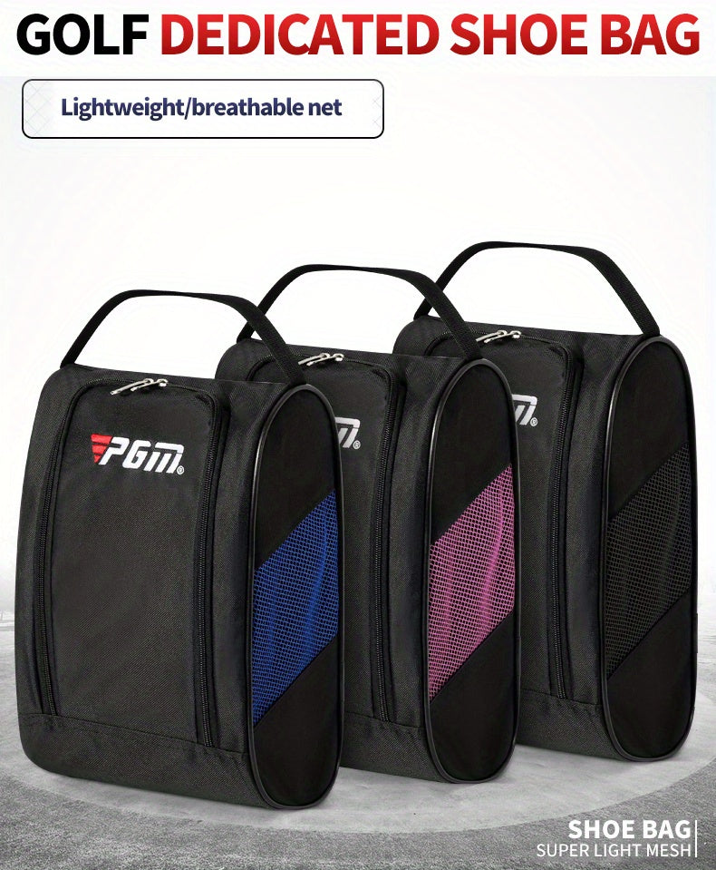 PGM Outdoor Golf Shoes Bags, Colorful Nylon Travel Zippered ConvenientSport Storage Bag XB001 Beauty Fashion