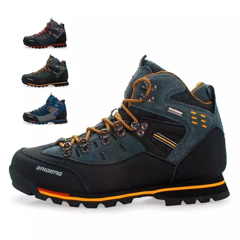 Hiking Shoes Men Winter Mountain Climbing Trekking Boots High Quality Outdoor Fashion Casual Snow Boots Non-Slip Luxus Shoes