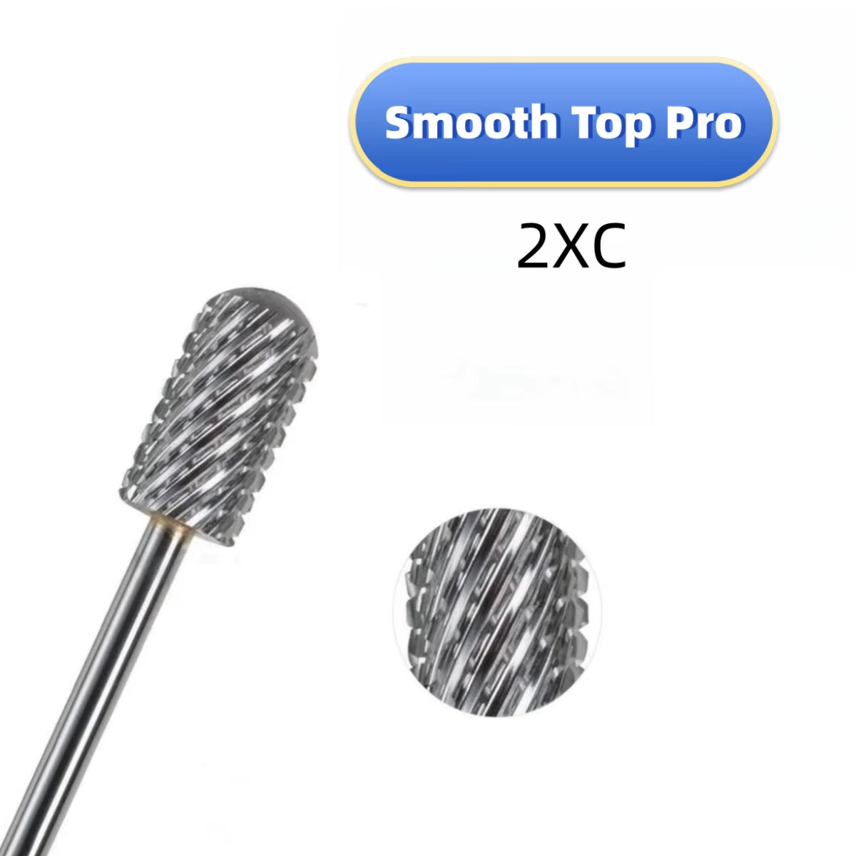 High Quality 6.6Mm Large Barrel and Smooth Top Carbide Nail Drill Bit 3/32" Tungsten Steel Carbidrel Pro Milling Cutter Nail Bit