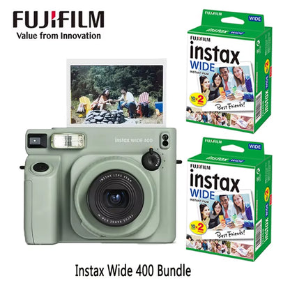 Instant Camera Hot Sale Film Camera Wide 300 Upgrade Optional Fuji Wide Film  Genuine  Instax Wide 400 Camera