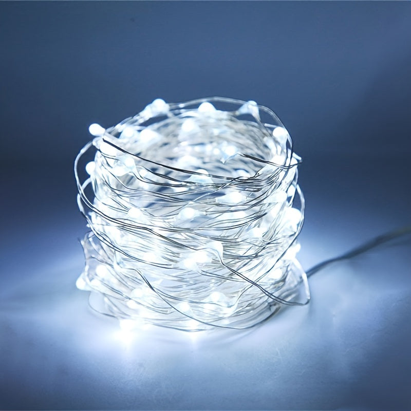 1pc String Lights for Bedroom, Party, Wedding, Christmas Halloween Decoration, 50/100LED Beauty Fashion