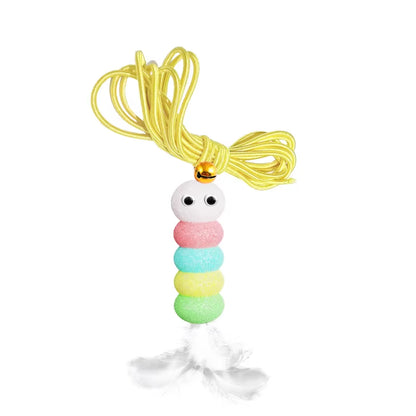 Caterpillar and Flying Bird Suitable for Self-Playing Pet Chasing Toys Interactive Cat Toys for Indoor Cats Hanging Automatic