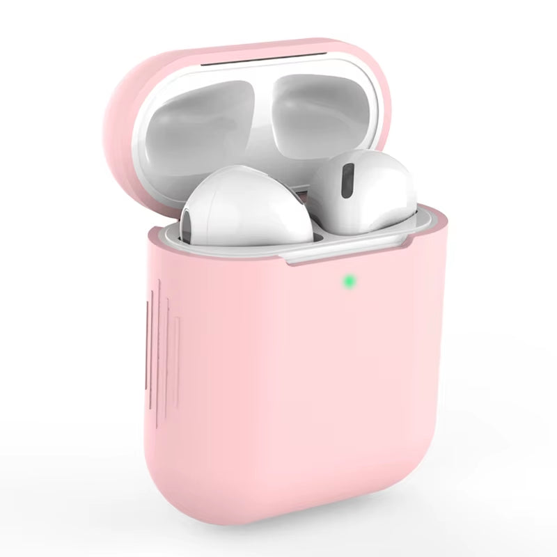 Silicone Case for Airpods 2 1 Cases Wireless Earphone Cover Protective Sleeve for Apple Airpods2 Covers Headphone Accessories