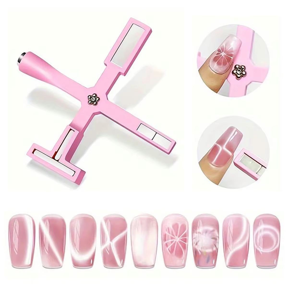 5/6-IN-1 Strong Magnetic Stick for Cat Eye Gel Polish Nail Magnet Tool Magnet Pen Nails Art Design Glitter Effect Manicure Tools