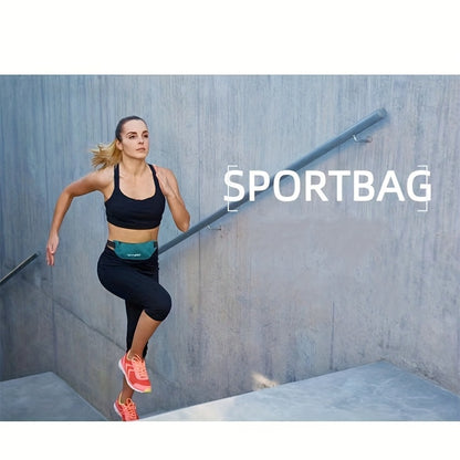 Adjustable Waist Pack with Zipper Closure - Heavy-Duty Outdoor Running, Hiking, Cycling Backpack - Extended Strap (25.59-55.12inch) - Large Capacity Belly Button Bag for Travel, Gym, Everyday Use - Multi-Color Options (Yellow
