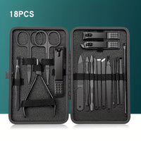 Black 18 Pcs Set
