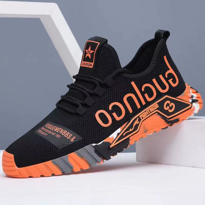 Men Sneakers Mesh Casual Shoes Lac-Up Men Shoes Lightweight Vulcanize Shoes Walking Sneakers Man Running Gym Shoes2024