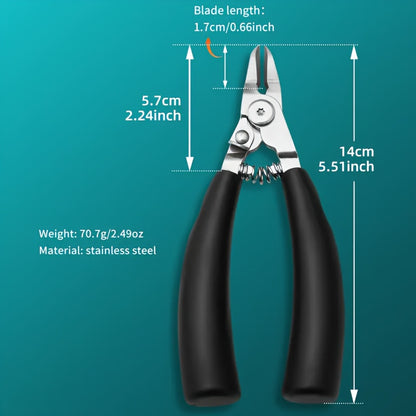 Multi-Functional Stainless Steel Toenail Scissors for Sharp And Precise Design for Thick/embedded Nails, Ergonomically Friendly, Safe T*, Professional Beauty Accessories, High-quality Beauty Products, Elderly Nail Care, Pet N Beauty World Shop