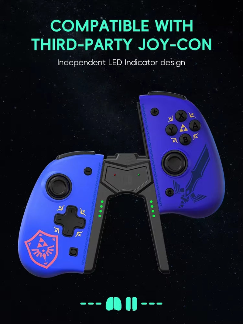 Switch Charging Grip for Joycon Handle Charging Bracket for Switch/Switch Lite/Switch OLED Accessories