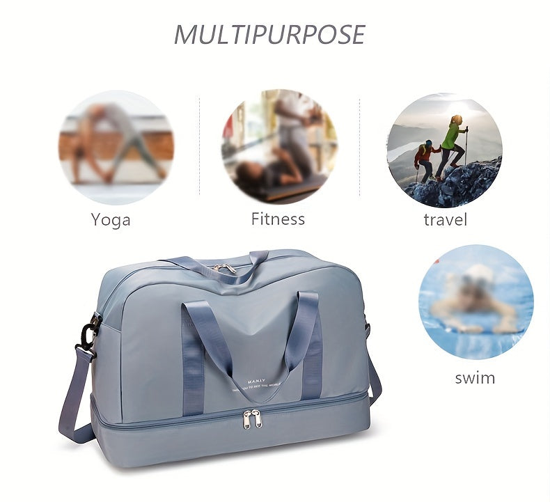 Versatile Carry-On Duffle Bag with Large Capacity and Lightweight Design - Perfect for Travel, Sports, and More Beauty Fashion