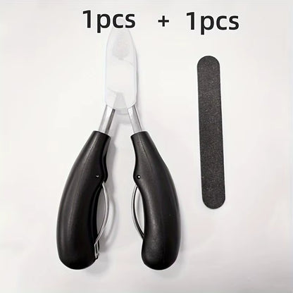 Professional Grade Concave Stainless Steel Nail Clippers for Thick Nails and Ingrown Toenails Sharp Curved Blade for Easy Trimmi