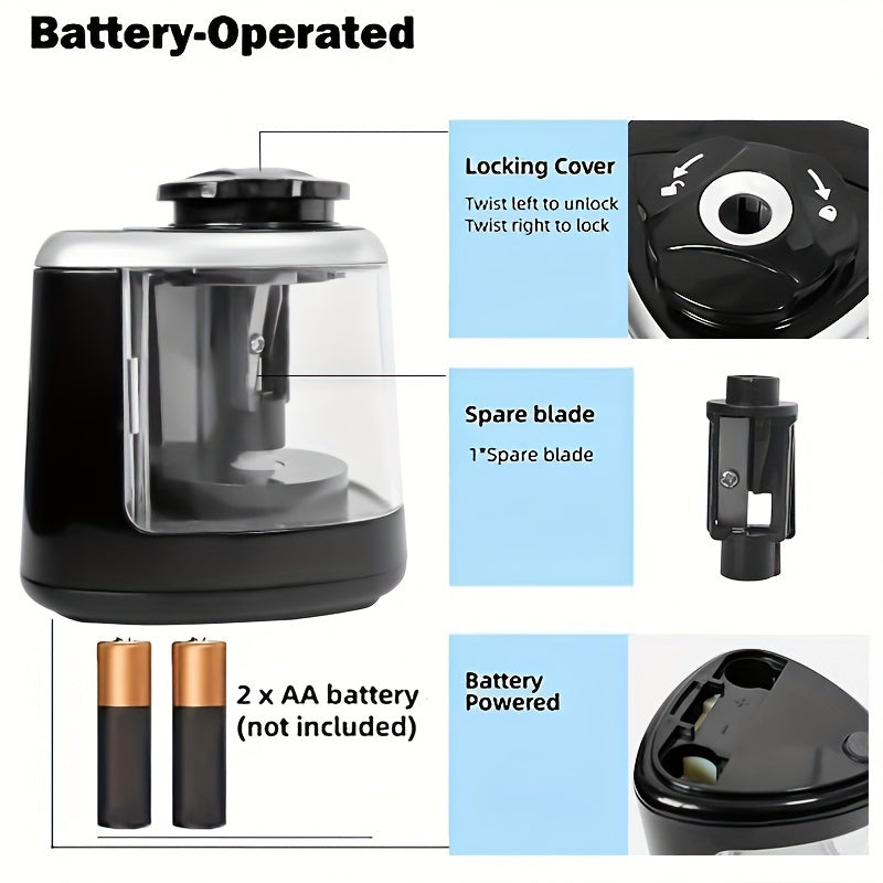 Electric Pencil Sharpener Desktop Automatic Office Stationery Beauty Fashion