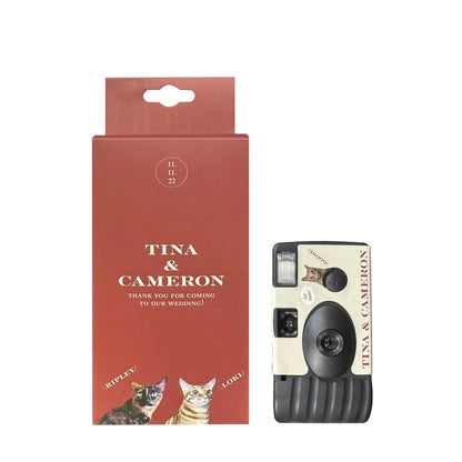 12/27 Sheets Retro Disposable Film Camera Retro Sport Black and White Color Film Dummy Machine with Flash FYE Illustrator Union