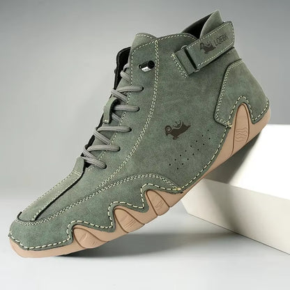 Men'S Boots Casual Fashion Luxury Designer Soft Sole Waterproof Mens Loafers New Trend High Quality Couple Lace up Hiking Shoes
