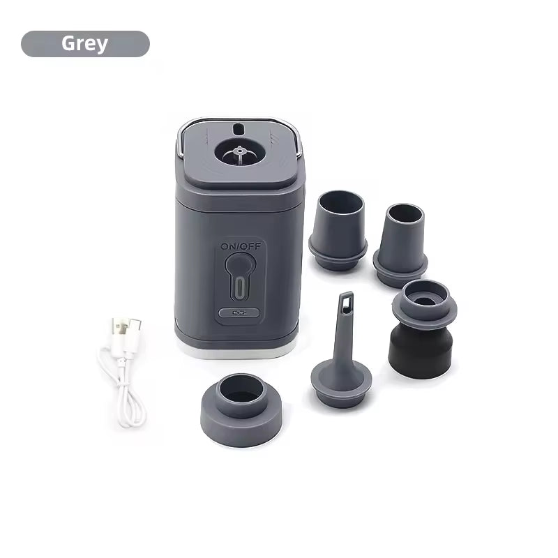 Camping Electric Air Pump Wireless Air Compressor Inflator Deflator Pumps Air Cushions Beds Boat Swimming Ring for Hiking