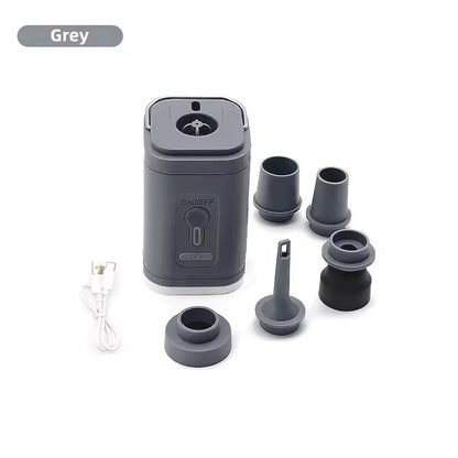 Camping Electric Air Pump Wireless Air Compressor Inflator Deflator Pumps Air Cushions Beds Boat Swimming Ring for Hiking
