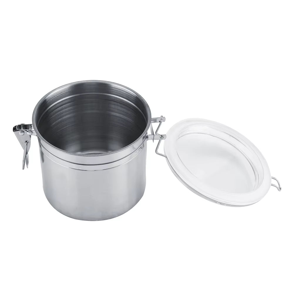 Coffee Container Stainless Steel Vacuum Sealed Coffee Beans Storage Jar for Home Kitchen 800/1100/1450/1800Ml Optional