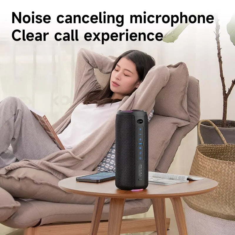 '-S49PRO Portable Bluetooth Speaker 20W IPX6 Waterproof Powerful Sound Box Bass Boost Dual Pairing True Wireless Speaker