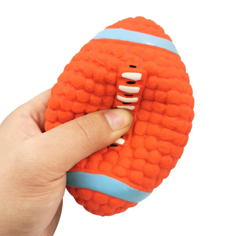 Toys for Small Large Dogs Chihuahua Golden Retriever Natural Latex Dog Balls anti Bite Interactive Dog Chew Toy Pet Squeak Toys