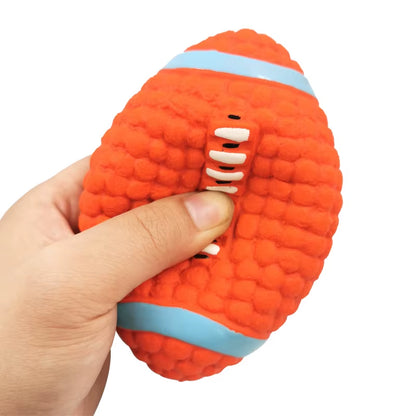 Toys for Small Large Dogs Chihuahua Golden Retriever Natural Latex Dog Balls anti Bite Interactive Dog Chew Toy Pet Squeak Toys