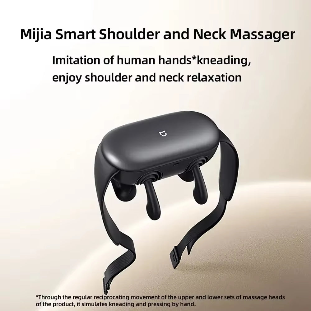 New  Mijia Smart Shoulder and Neck Massager Spa-Level Warm Heat Compress Shoulder and Neck Massager for Mi Home App