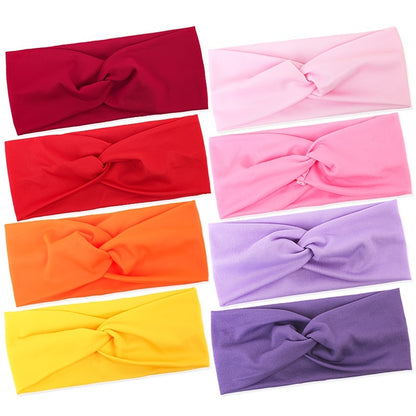 [Elastic Hair Band] 1pc Elastic Sweat Absorbent Hair Band for Yoga Gym Sport