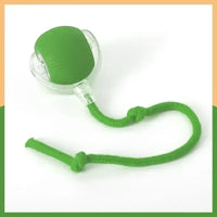 Straw Cat Ball Green