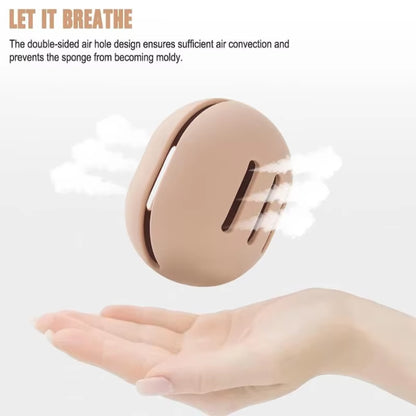 1PC Makeup Sponge Holder Eco-Friendly Silicone Multi-Hole Beauty Sponge Storage Case Travel Protable Cosmetic Puff Holder Box